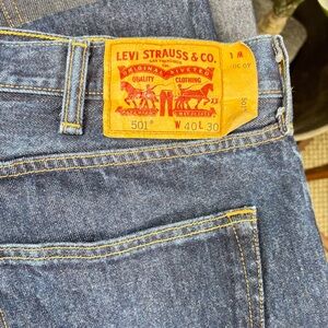 Levi's Classic Denim Straight 501 Jeans